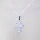 Small Cross - Urielle-Violet Organza - 1
